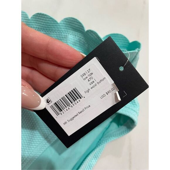 NWT Kate Spade Pique Scallops Bikini Bottom Size Large - Picture 4 of 7